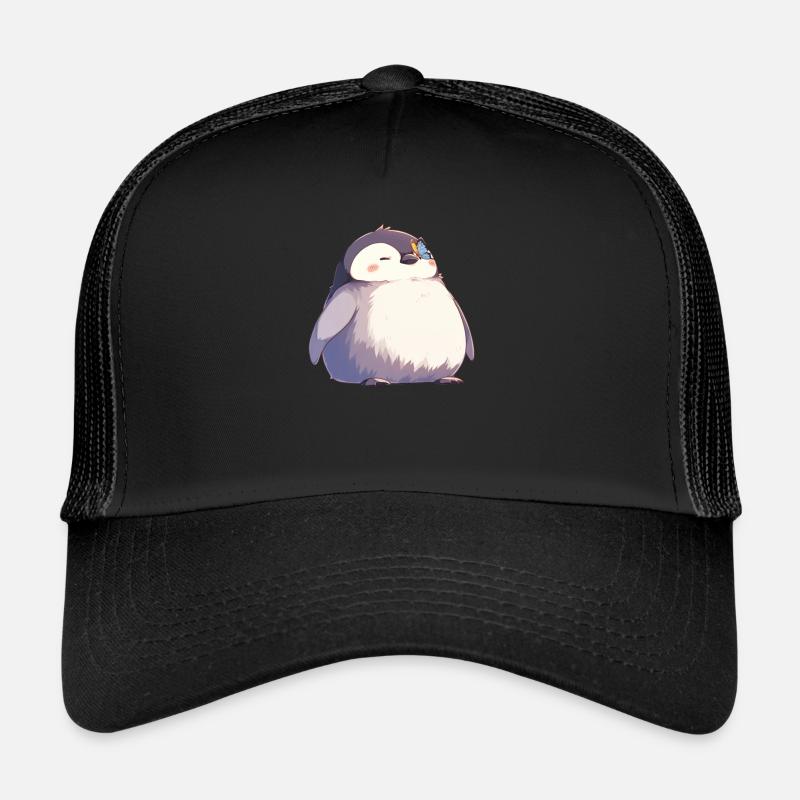 Pingouin Papillon Kawaii Pingouin Mignon Casquette trucker 
