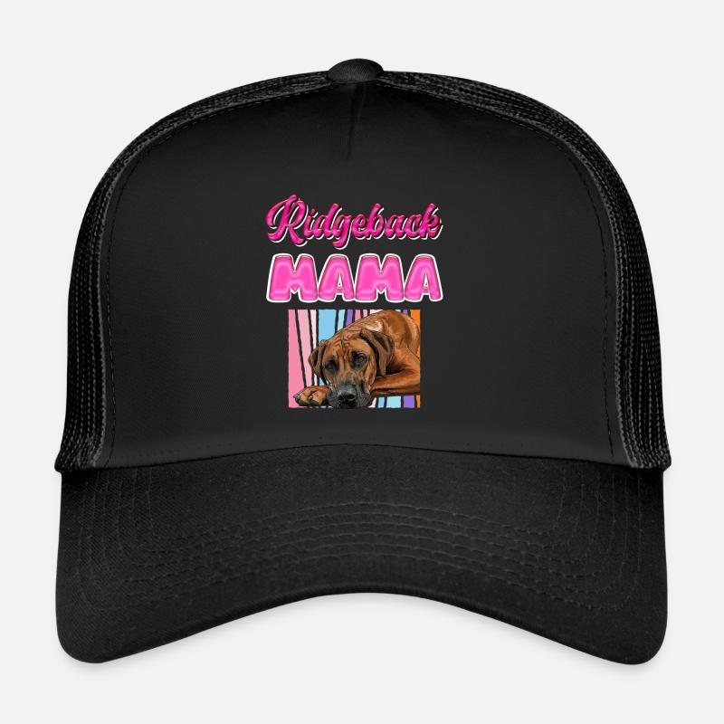 RIDGEBACK MAMA Rhodesian Ridgeback Dog Mom Trucker Cap