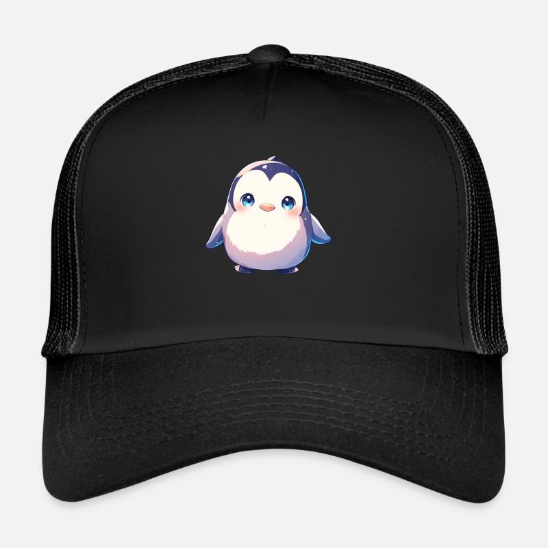 Pingouin Kawaii Pingouin mignon Casquette trucker 