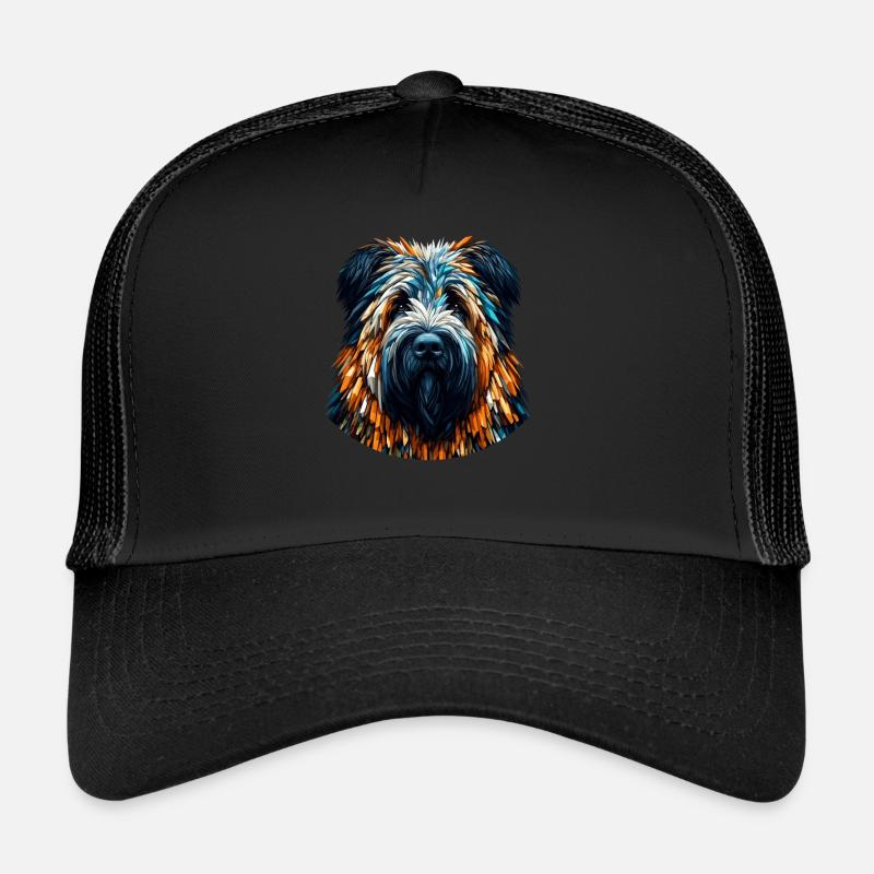 Polygon Art Briard Briards Trucker Cap