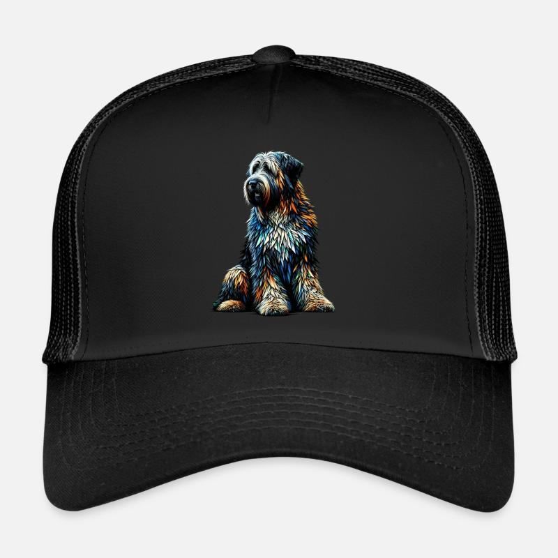 Polygon Art Briard Briards Trucker Cap