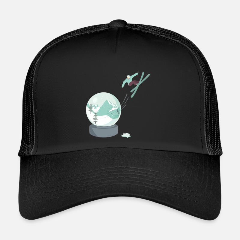 Boule à freeride - Casquette trucker  - noir/noir