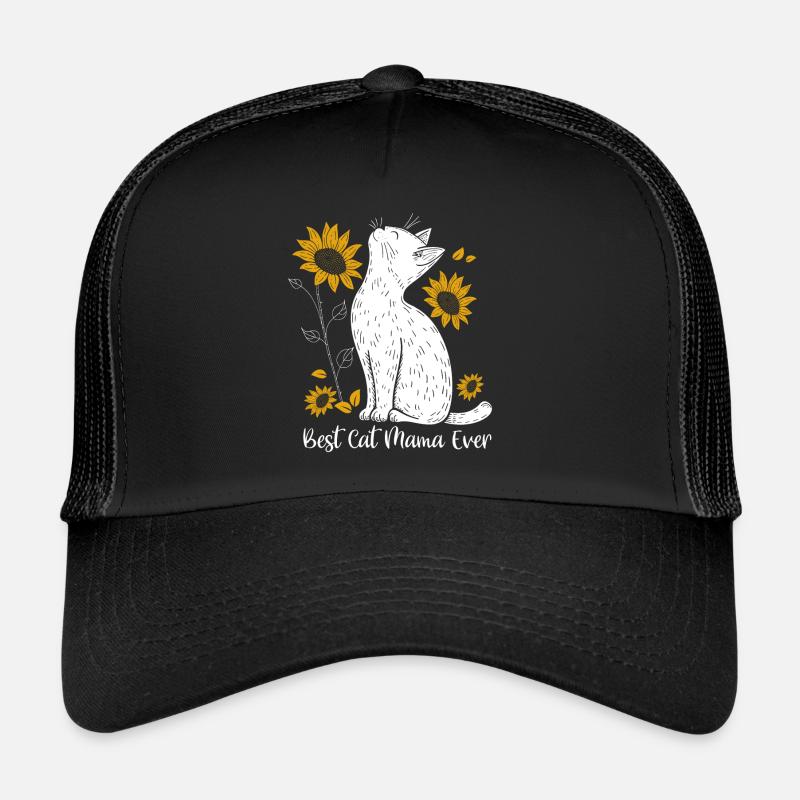 La meilleure maman chat de tous les temps Casquette trucker 