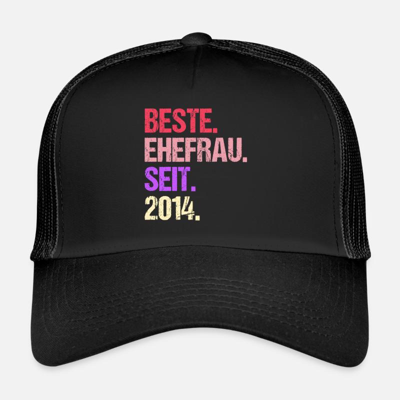 Valentinstag Beste Ehefrau Seit 2014 Trucker Cap