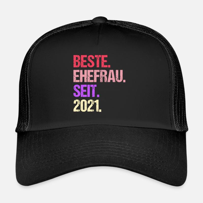 Valentinstag Beste Ehefrau Seit 2021 Trucker Cap