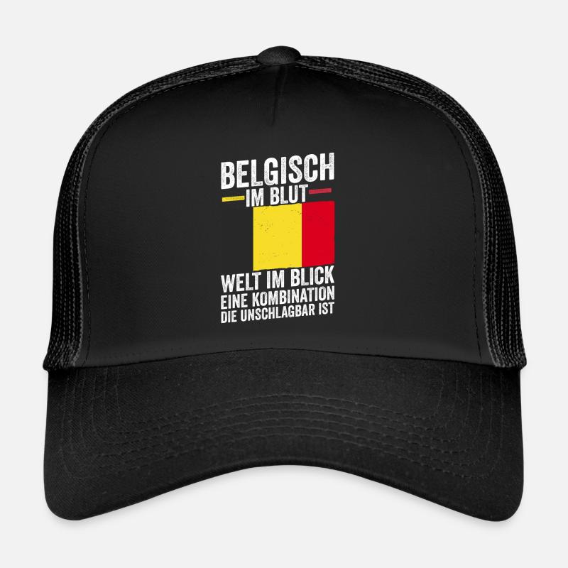 Belgian Belgian Belgium Trucker Cap