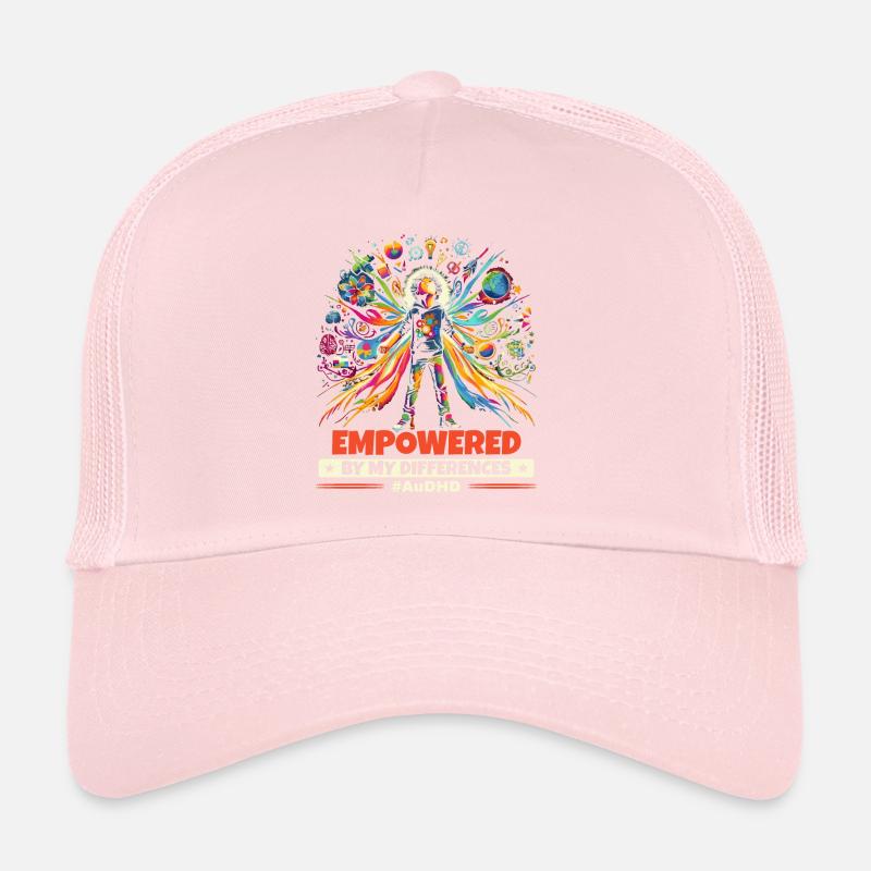 AuDHD Autism ADHD Autistic Spectrum Neurodiversity Trucker Cap