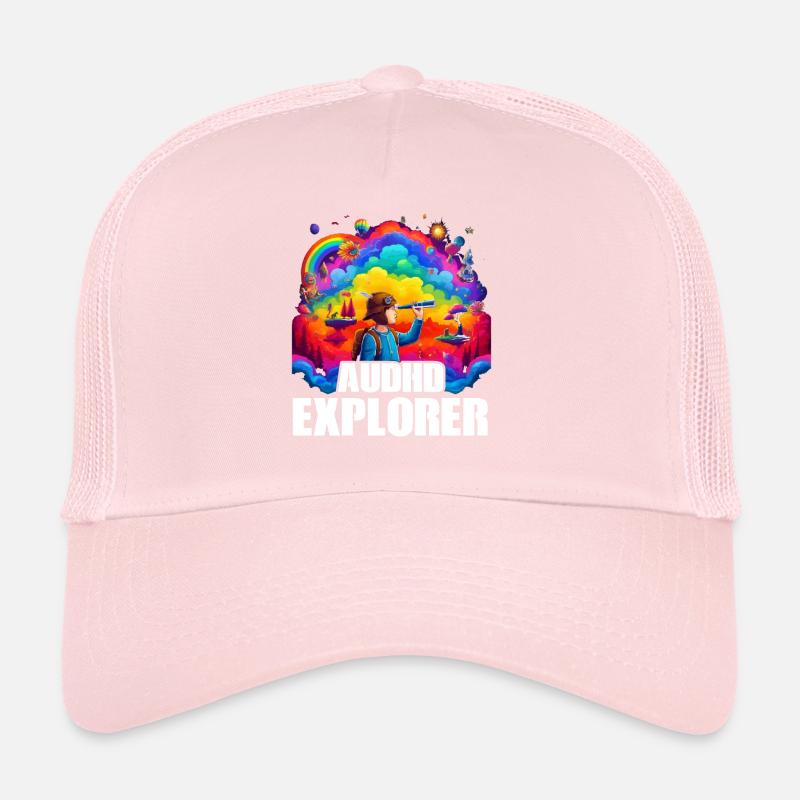 AuDHD Autism ADHD Autistic Spectrum Neurodiversity Trucker Cap