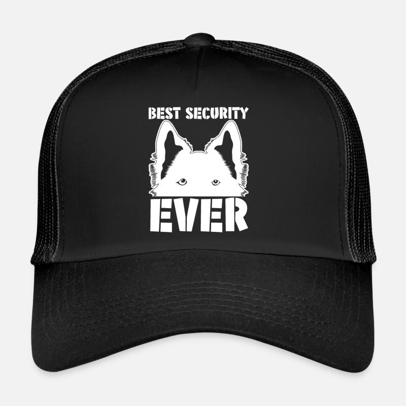 German Shepherd Dogs Dog White Shepherd Trucker Cap