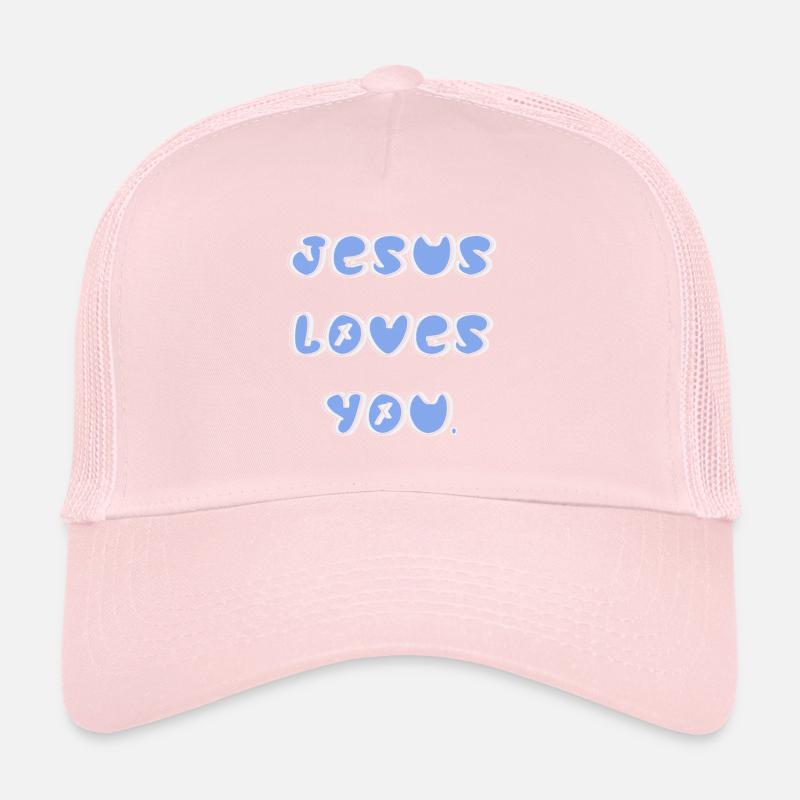 Jésus t’aime Casquette trucker 