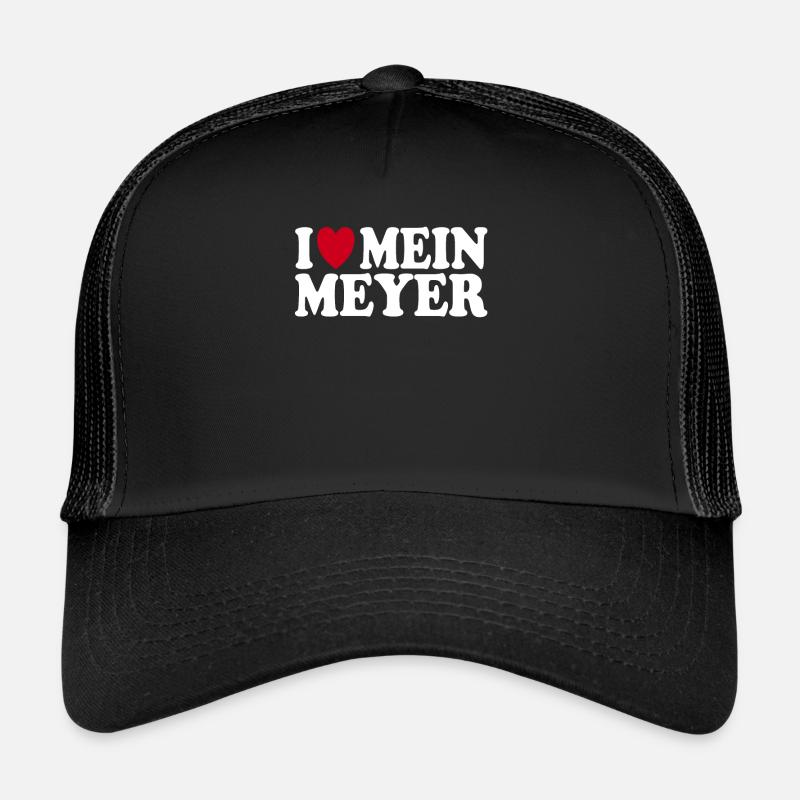 Ich liebe mein Meyer Spruch Familie Geschenkidee Trucker Cap