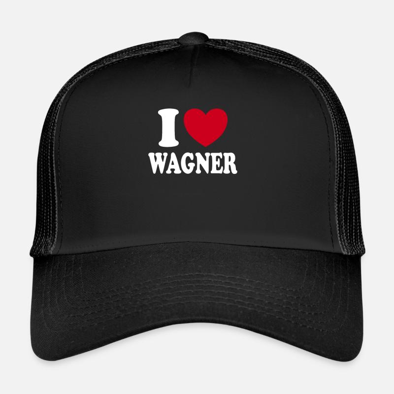 J’aime le cœur de Wagner Casquette trucker 
