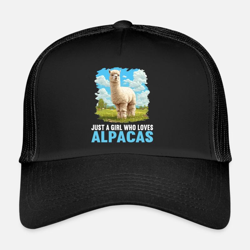 Alpaca Alpacas Alpaca Trucker Cap