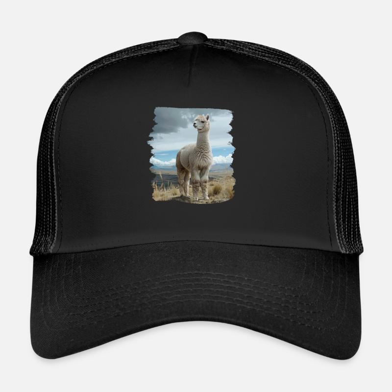Alpaca Alpacas Alpaca Trucker Cap