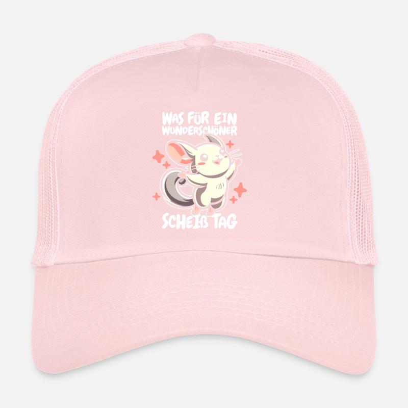 Chinchilla Funny Please Keep Your Mouth Shut Trucker Cap
