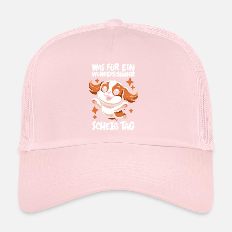 King Charles Cavalier Drôle Casquette trucker 