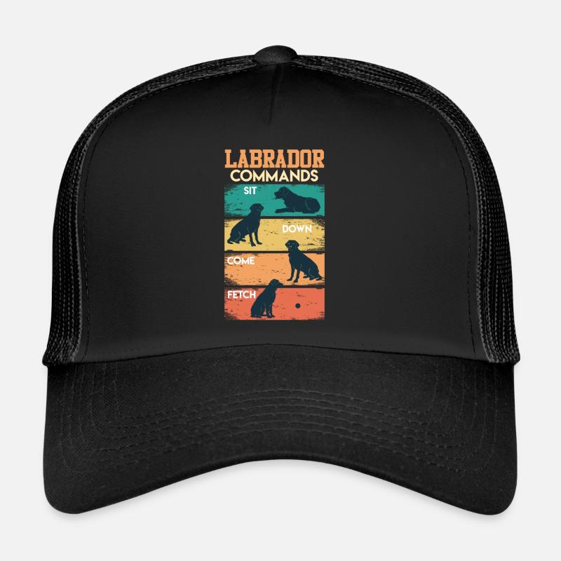 Labrador COMMANDOS Labrador Lover Drôle Casquette trucker 