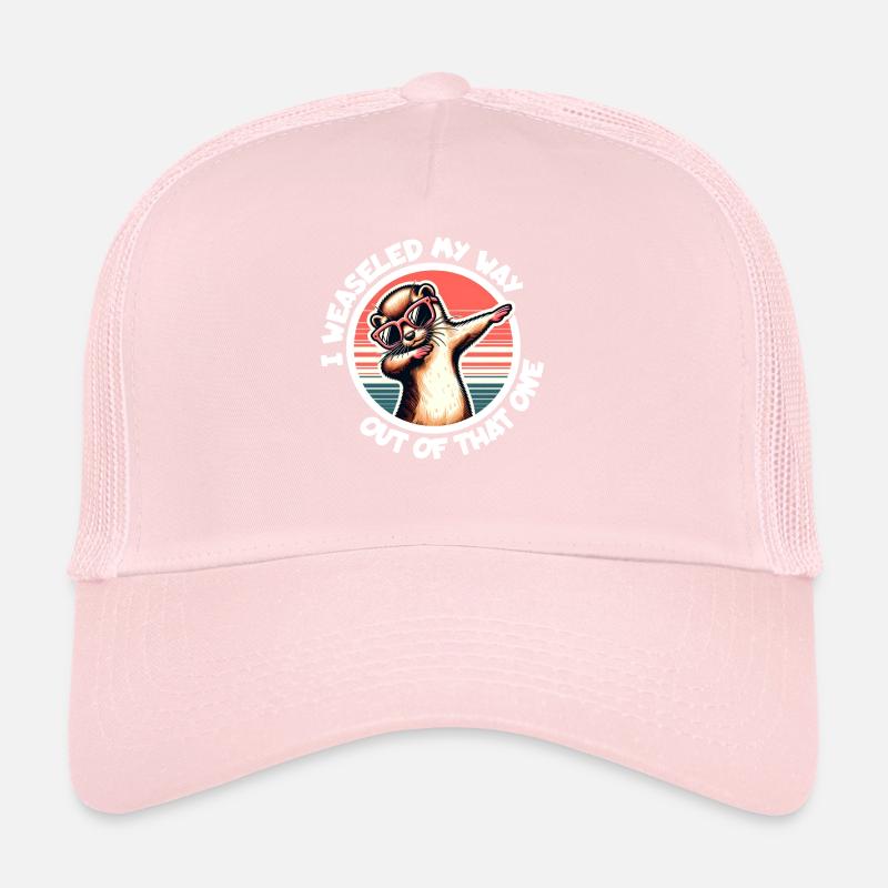 Weasel Saying Trucker Cap