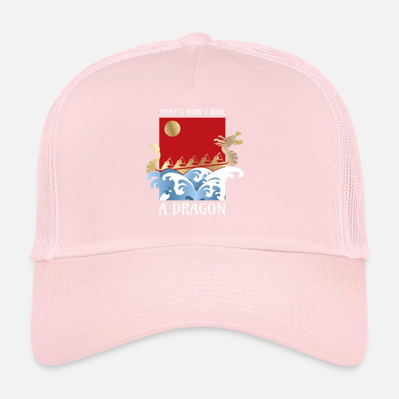 How Ride A Dragon Dragon Boat Dragonboat Trucker Cap