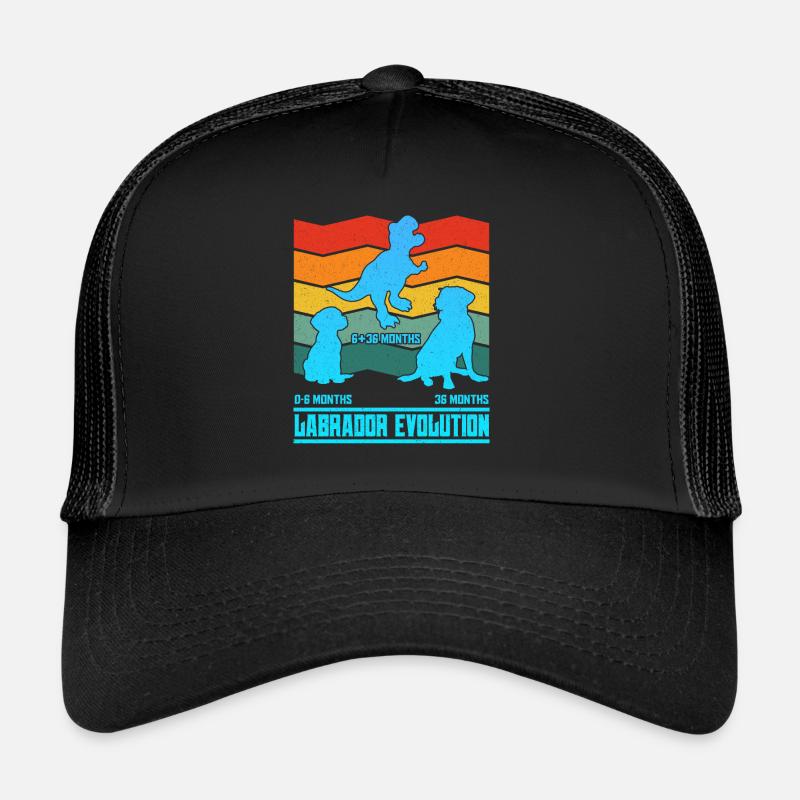 Propriétaire Labrador LABRADOR EVOLUTION Drôle Casquette trucker 
