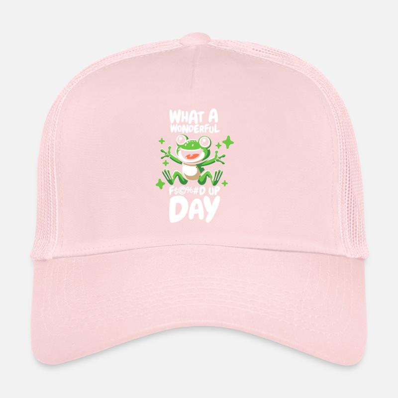 Grenouille Crapaud Drôle Jour de merde Casquette trucker 
