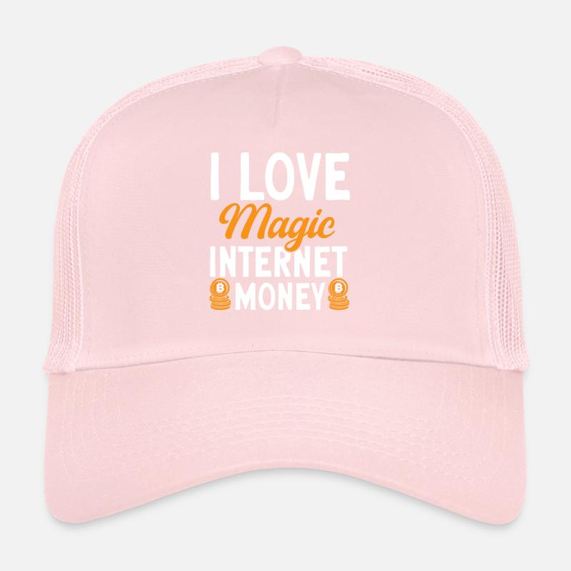 Bitcoin Kryptowährung BTC Crypto Trader Trucker Cap