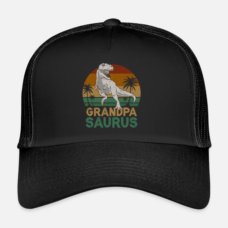 Opasaurus T Rex Dinosaurier Opa Saurus Trucker Cap