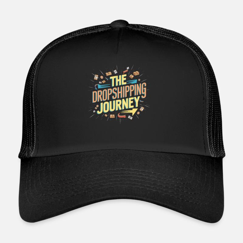 Entrepreneur en commerce électronique d’entreprise de dropshipping Casquette trucker 