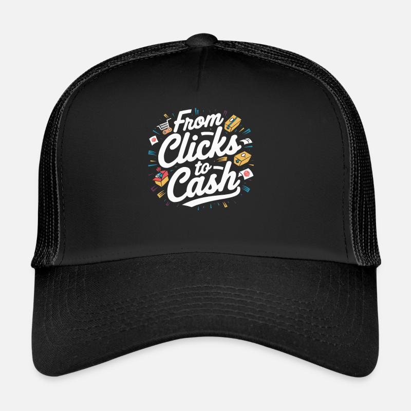 Entrepreneur en commerce électronique d’entreprise de dropshipping Casquette trucker 