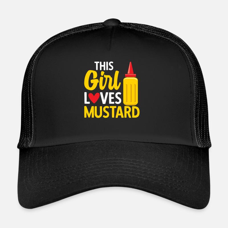 Senf Moutarde - Casquette trucker  - noir/noir