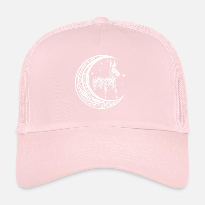 Mule Donkey Tribal Moon Phases Trucker Cap