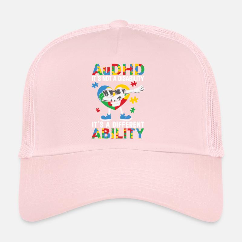 Audhd-disability Autism Adhs Trucker Cap