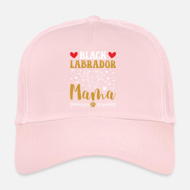 Schwarzer Labrador BLACK LABRADOR MAMA Labbi Trucker Cap