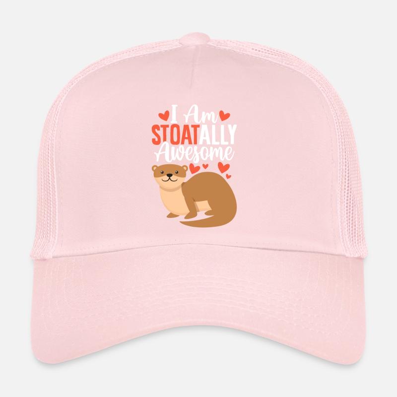 Drôle de belette à queue courte hermine hermine animal Casquette trucker 