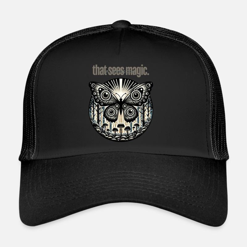 Enchanted Eyes Butterfly Trucker Cap