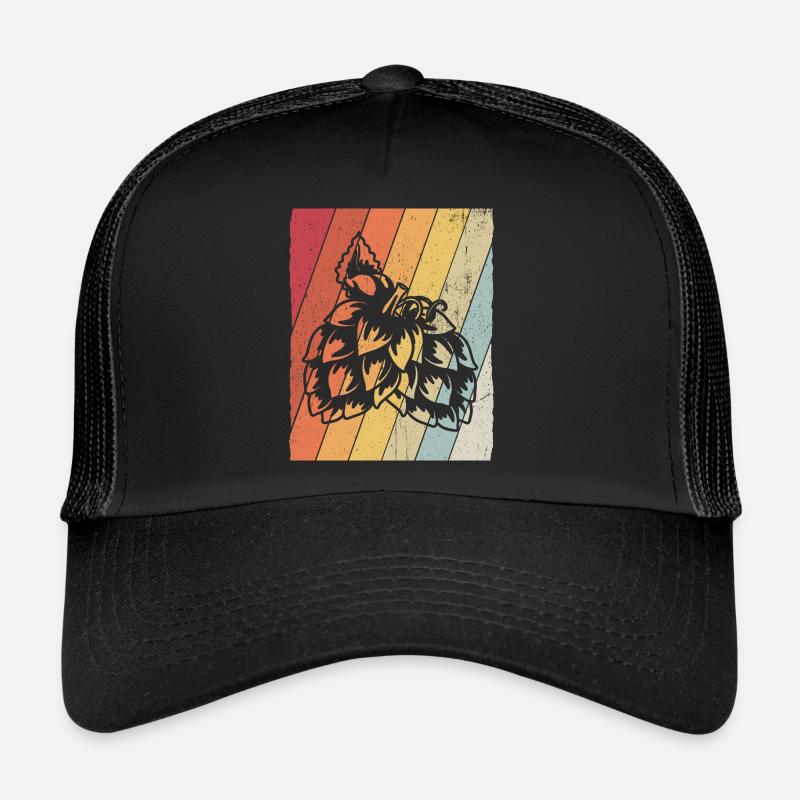 Vintage Beer Beer Drinking Beer Fun Beerpong Hops Trucker Cap
