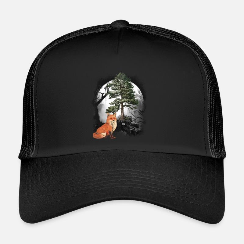 Foxes, foxes, forest dwellers, forest animals Trucker Cap