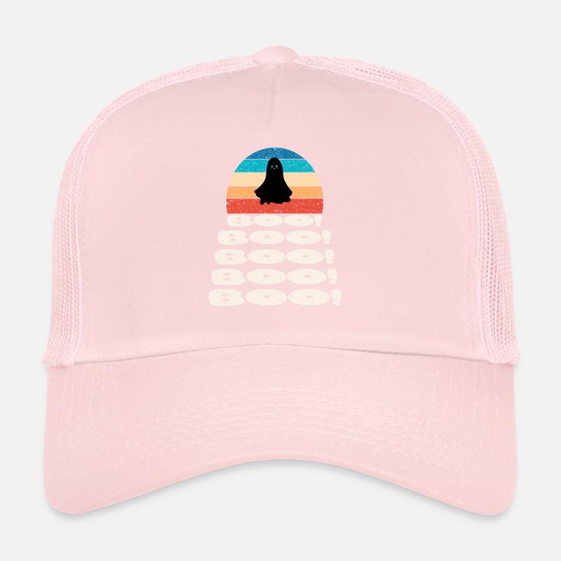 Retro vintage Sunset Halloween Ghost Hour Trucker Cap