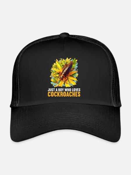 Cockroach cockroaches cockroach - Trucker Cap - black/black - Front