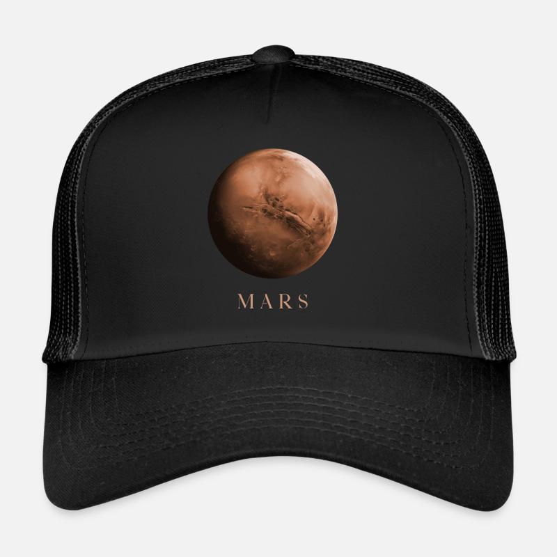 Mars Planet Astrophysics Cosmology Space Trucker Cap