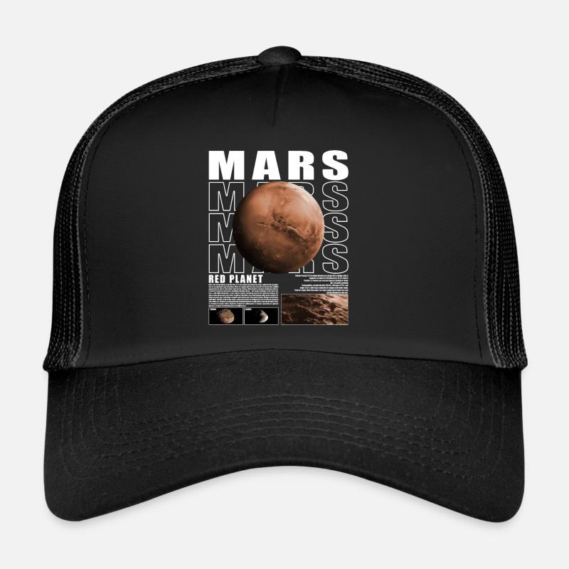 Mars Planet Space Cosmology Astronomy Trucker Cap