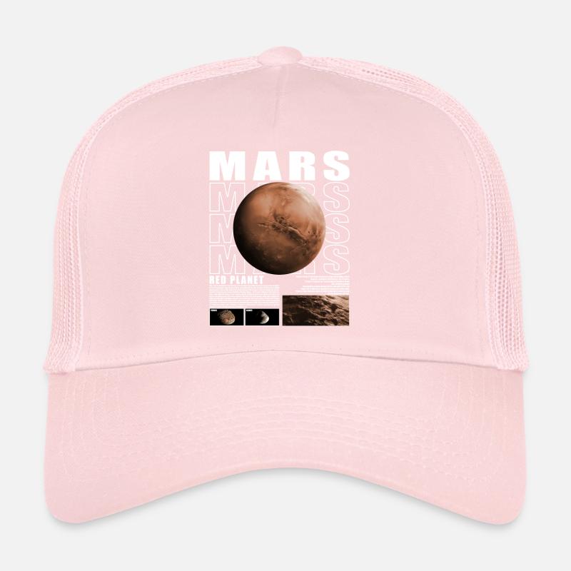 Mars Planet Space Cosmology Astronomy Trucker Cap