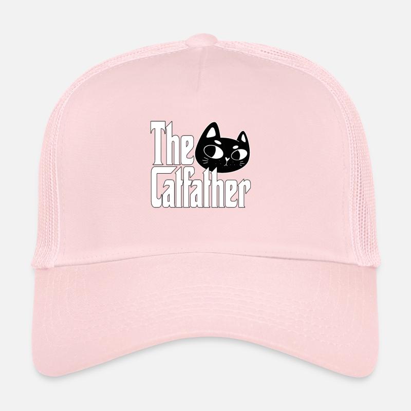 Le Catfather Cat Père Chat Papa Kitty Daddy Casquette trucker 