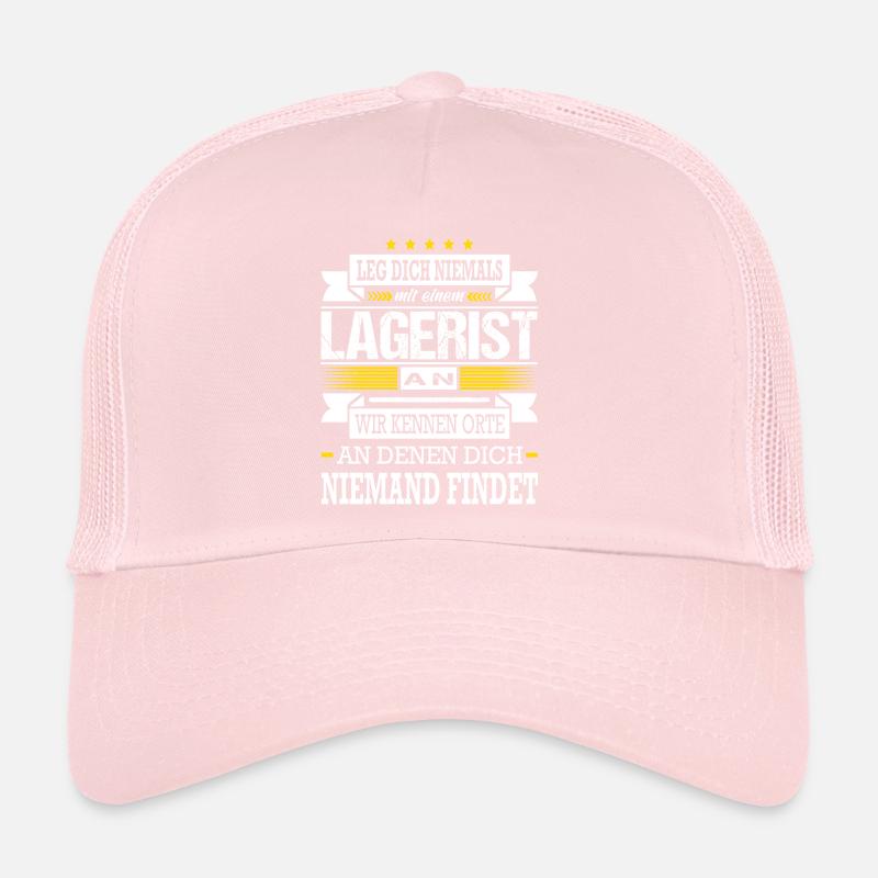 Leg Dich Niemals Mit Einem Lagerist An Stapler Trucker Cap