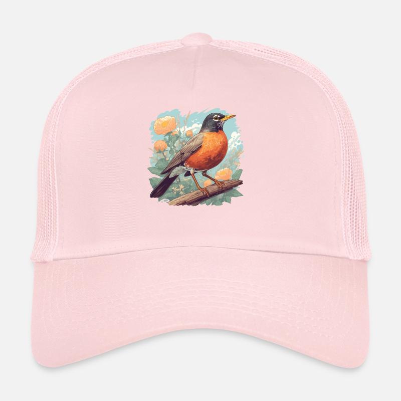 Robin Rotkehlchen Casquette trucker 