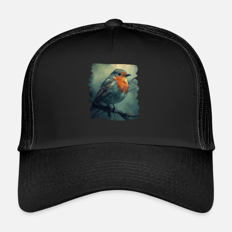 Robin Rotkehlchen Casquette trucker 