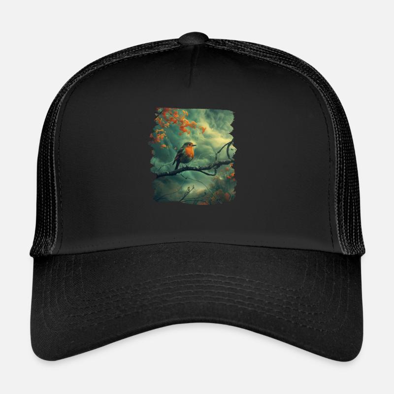 Robin Rotkehlchen Trucker Cap