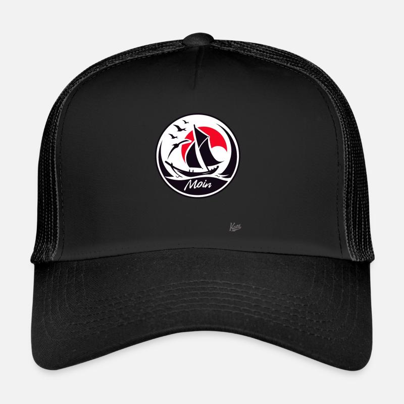 Dites bonjour et naviguez en bateau Casquette trucker 