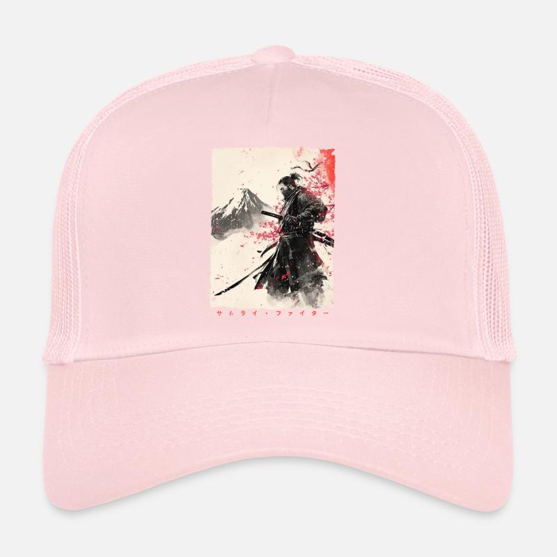 Samurai Fighter - Illustration japonaise Ukiyo-e Casquette trucker 