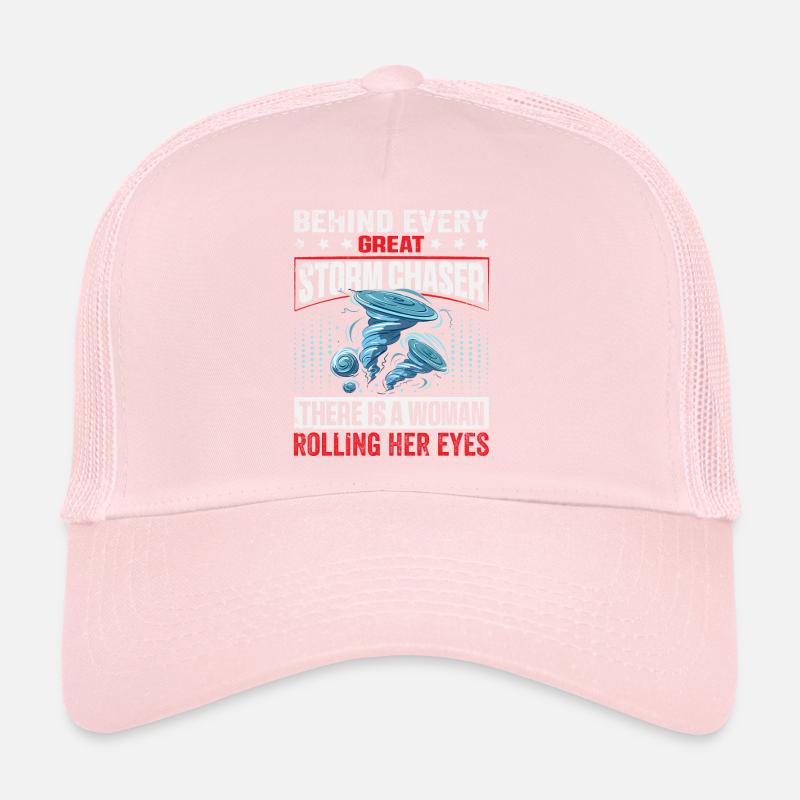 Chasseur d’ouragan Femme Rolling Eyes Chasseur de tornades Casquette trucker 